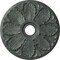 Ekena Millwork Milan Ceiling Medallion (Canopies up to 4 5/8"), 24 1/2"OD x 3 1/2"ID x 1"P, Athenian Green Crackle CM24MIAGC - alternate 1
